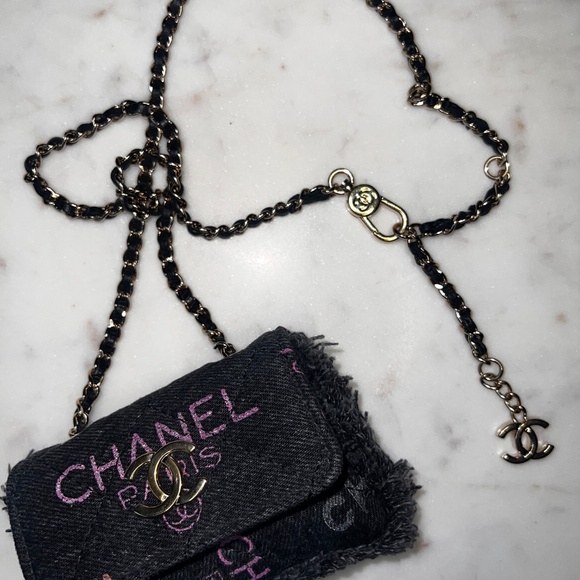 Chanel Denim Mini Fringe Flap - Picture 3 of 8